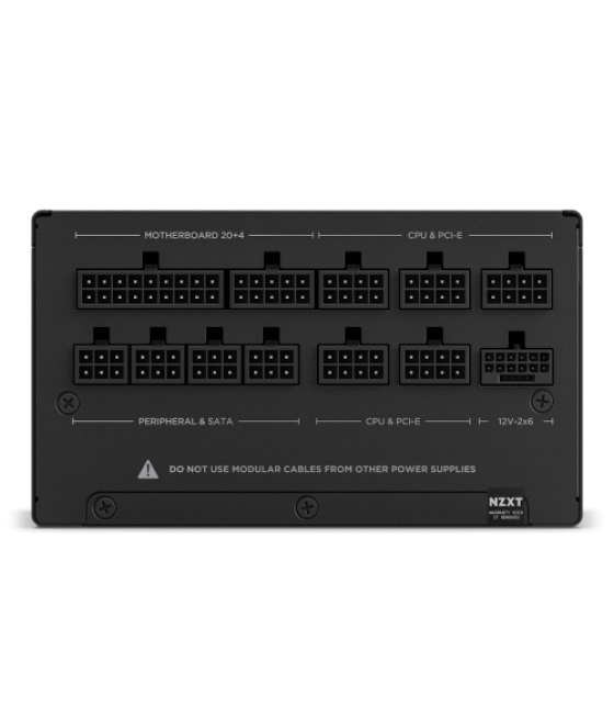 Nzxt c850 gold unidad de fuente de alimentación 850 w 24-pin atx atx negro