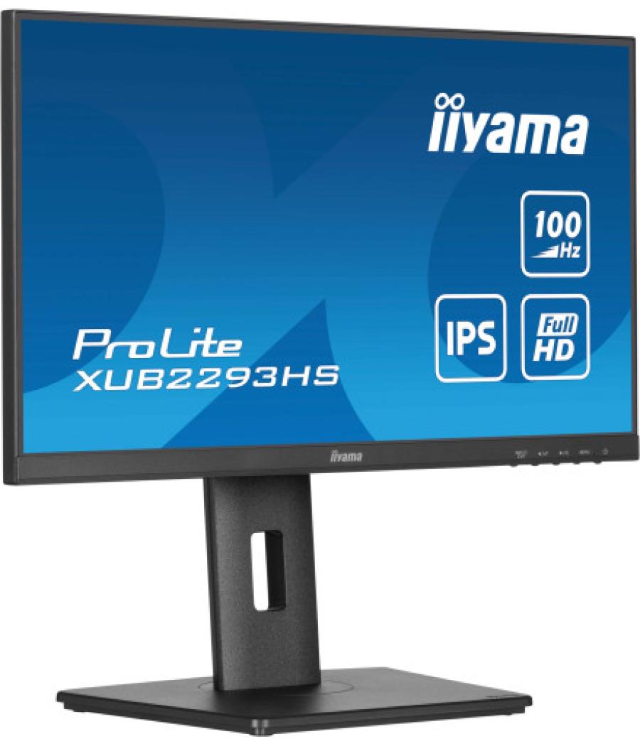 Iiyama prolite xub2293hs-b6 pantalla para pc 54,6 cm (21.5") 1920 x 1080 pixeles full hd led negro