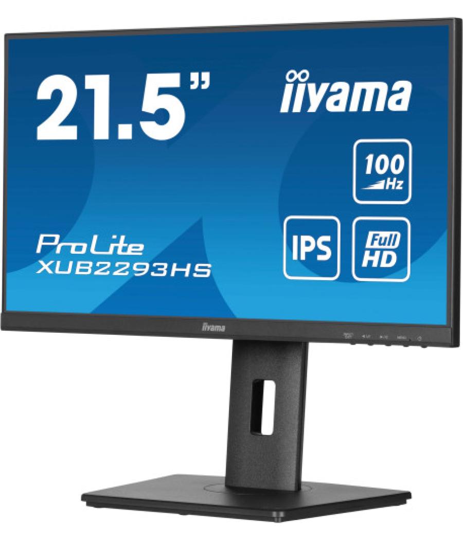 Iiyama prolite xub2293hs-b6 pantalla para pc 54,6 cm (21.5") 1920 x 1080 pixeles full hd led negro