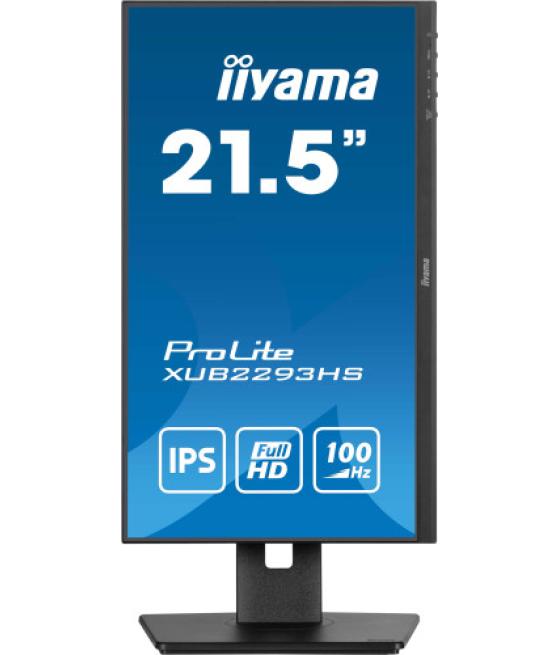 Iiyama prolite xub2293hs-b6 pantalla para pc 54,6 cm (21.5") 1920 x 1080 pixeles full hd led negro