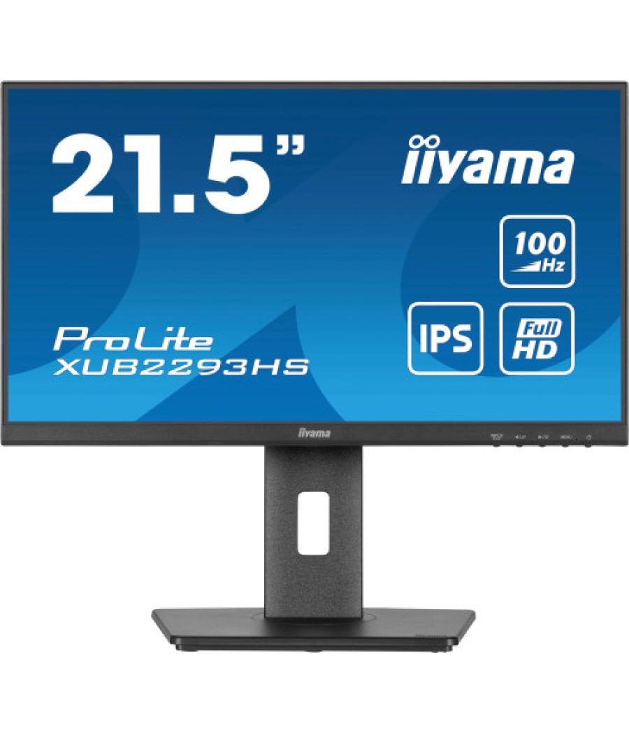 Iiyama prolite xub2293hs-b6 pantalla para pc 54,6 cm (21.5") 1920 x 1080 pixeles full hd led negro