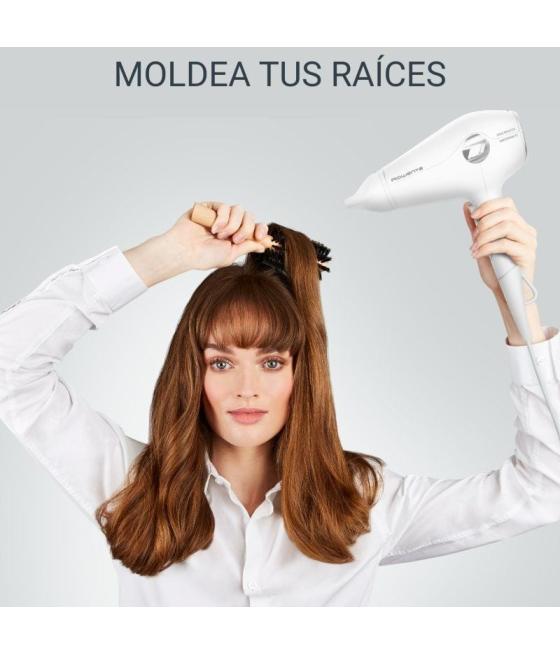 Secador rowenta volumizer/ 2400w/ iónico/ blanco