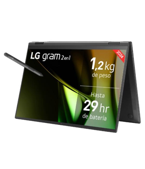 Lg portatil gram 2 en 114t90s. w11 home. intel core ultra 7. 16gb. 512gb ssd. 1,2kg