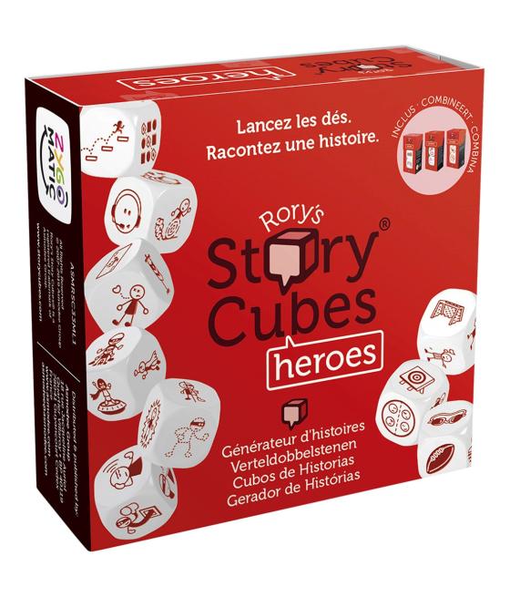 Juego de mesa asmodee story cubes heroes pegi 8