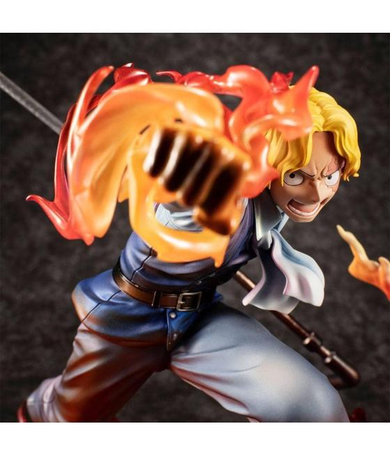 Figura megahouse one piece sabo fire fist inheritance p.o.p. edicion limitada