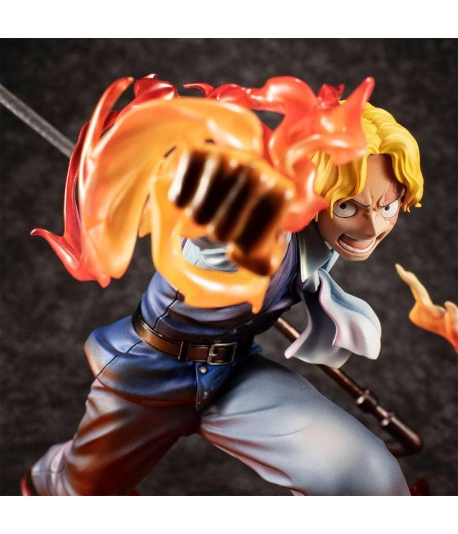 Figura megahouse one piece sabo fire fist inheritance p.o.p. edicion limitada