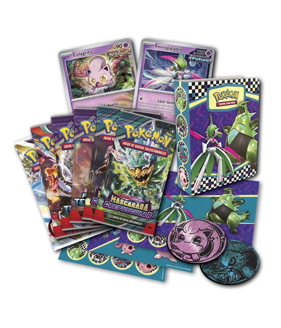 Juego de cartas pokemon tcg back to school cofre coleccionista 2024 español