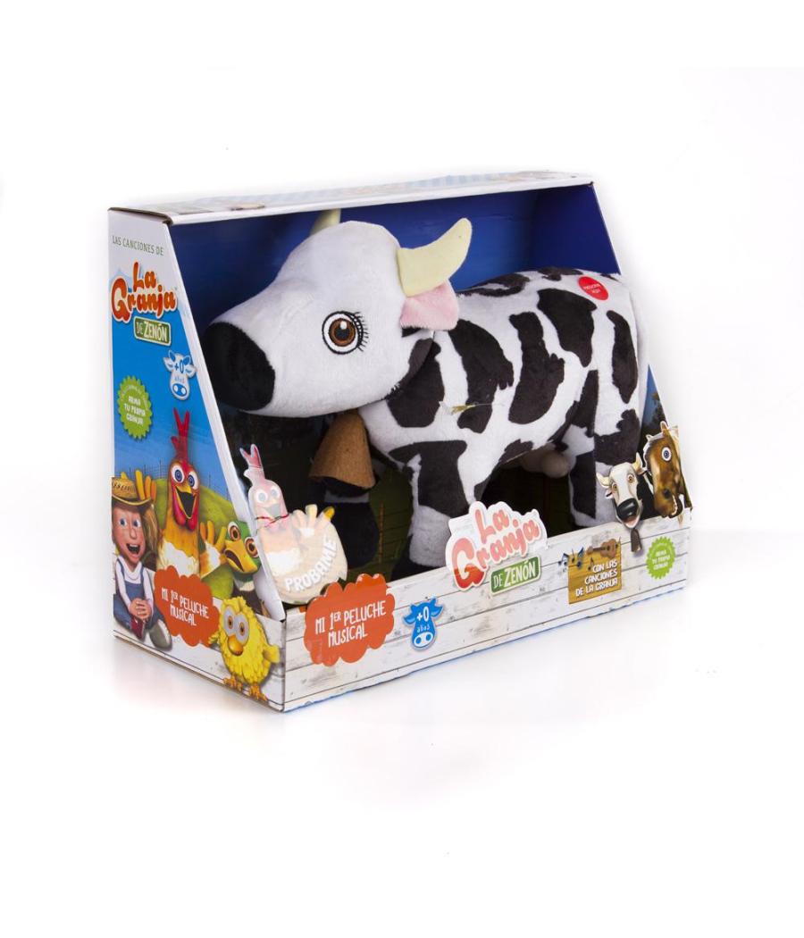 Peluche musical bandai vaca lola