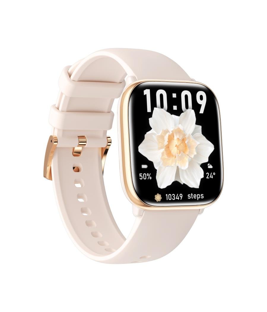 Reloj smartwatch myphone pastel gold cream