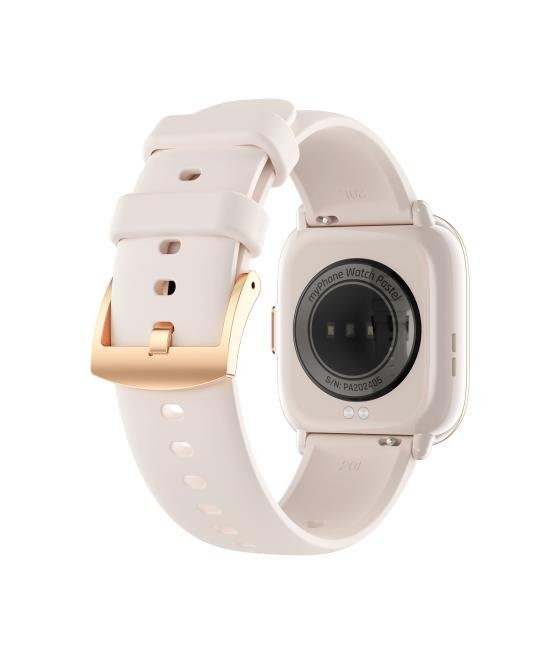 Reloj smartwatch myphone pastel gold cream