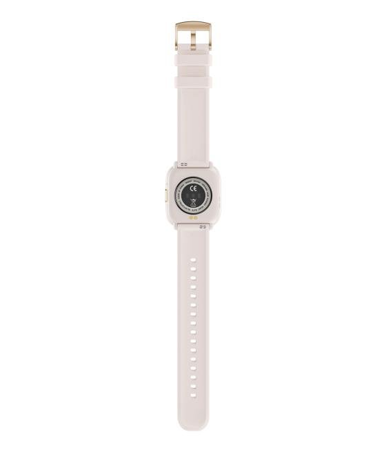 Reloj smartwatch myphone pastel gold cream