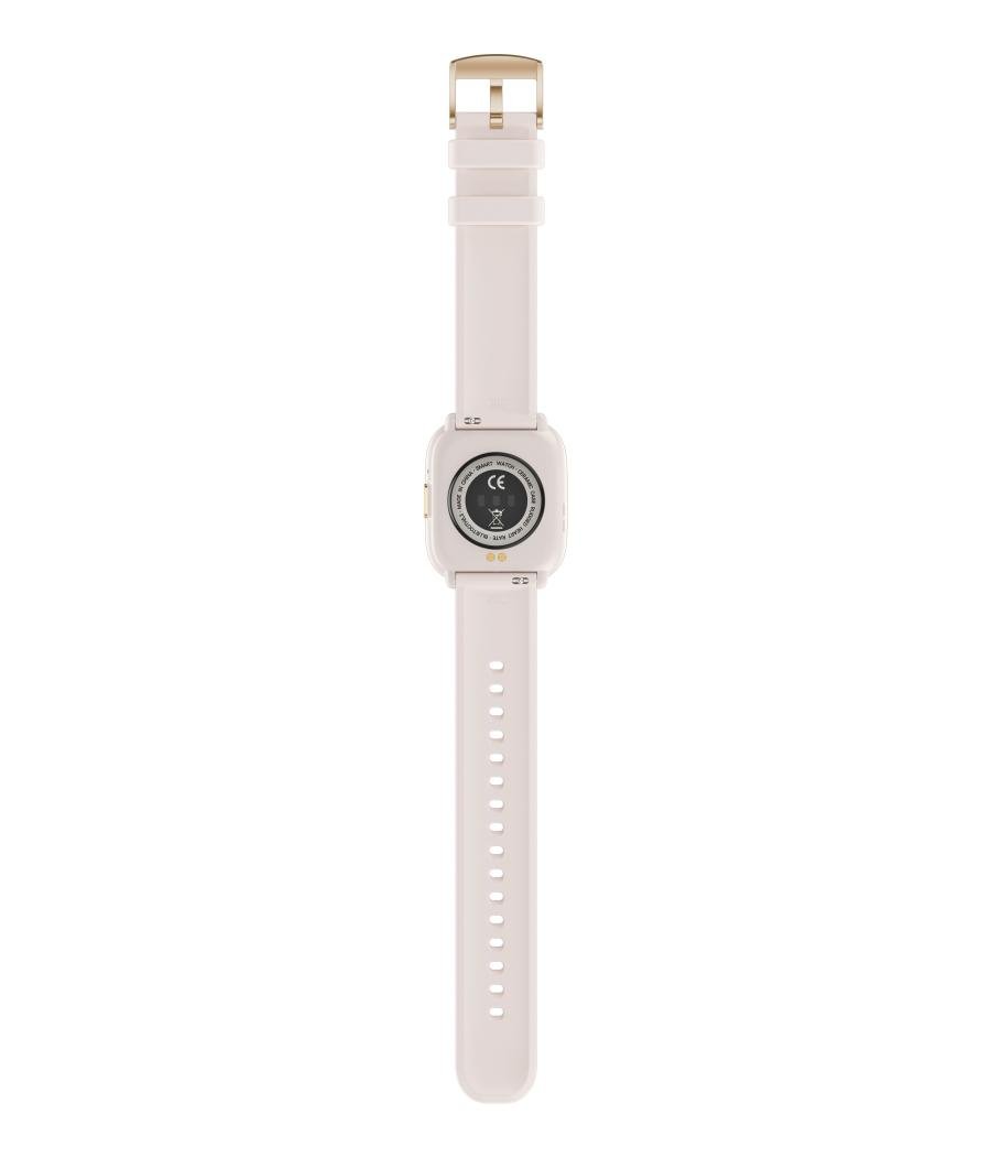 Reloj smartwatch myphone pastel gold cream