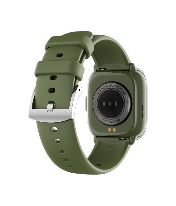 Reloj smartwatch myphone pastel silver green