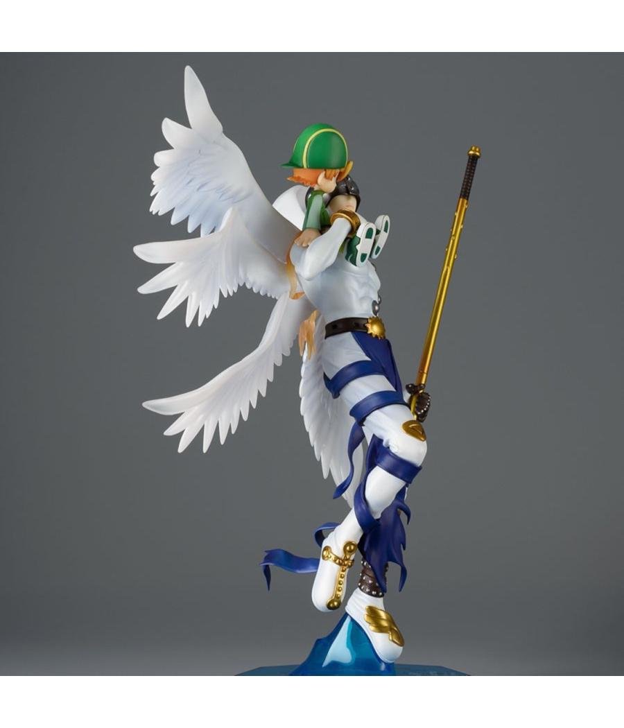 Figura megahouse digimon adventure g.e.m. angemon & takaishi takeru