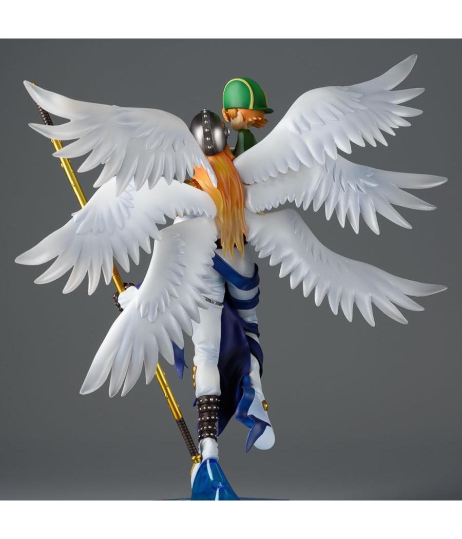 Figura megahouse digimon adventure g.e.m. angemon & takaishi takeru