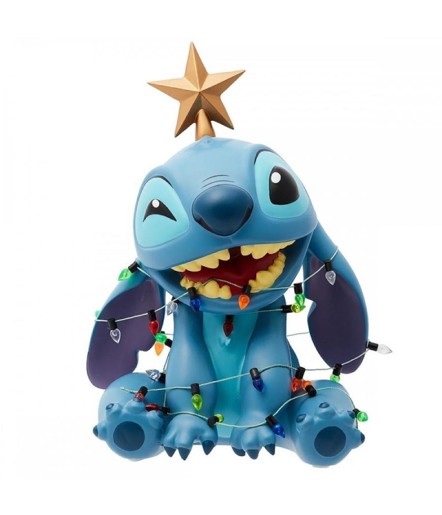 Figura enesco disney stitch luces navideñas