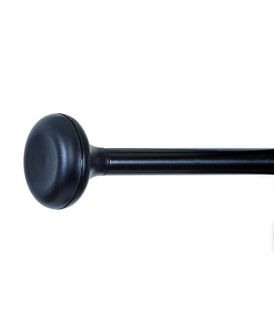 Perchero metélico maul grando 8 colgadores y paraguero color negro 375x1750x365 mm