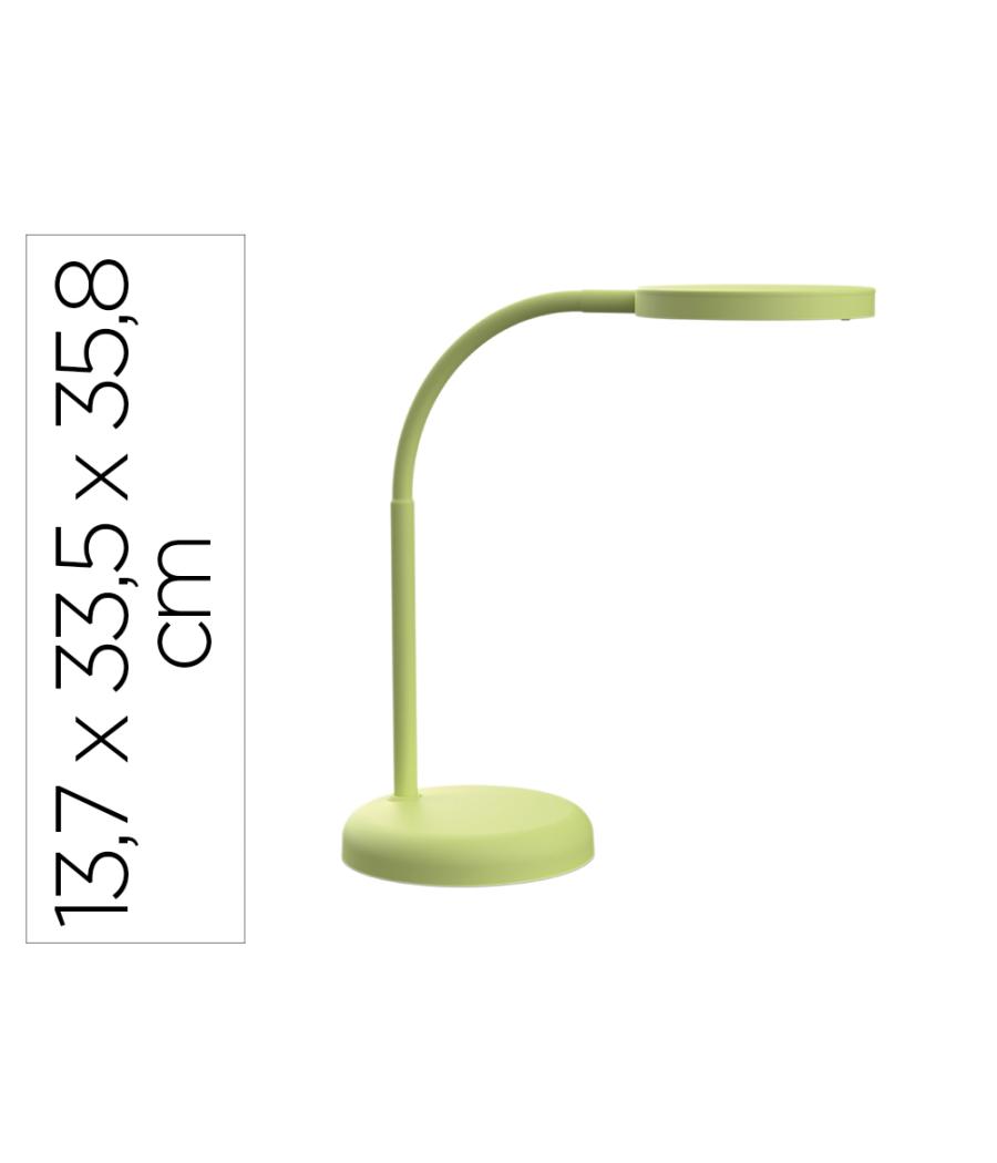 Lampara de escritorio maul led joy color verde lima 137x335x358 mm