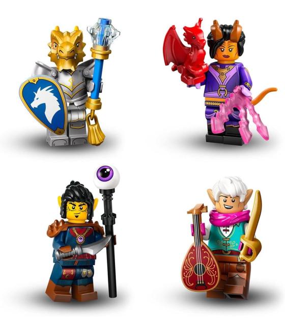 Mini figuras lego dungeons & dragons