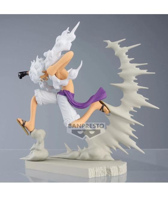 Figura banpresto one piece senkozekkei monkey d luffy gear 5 7cm