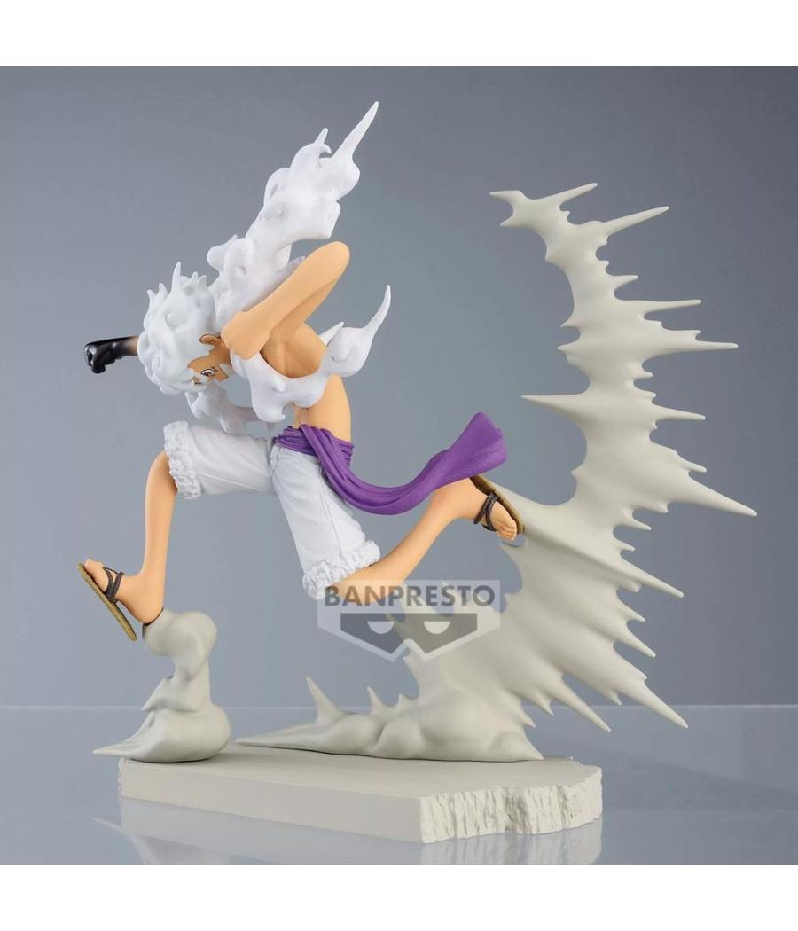 Figura banpresto one piece senkozekkei monkey d luffy gear 5 7cm