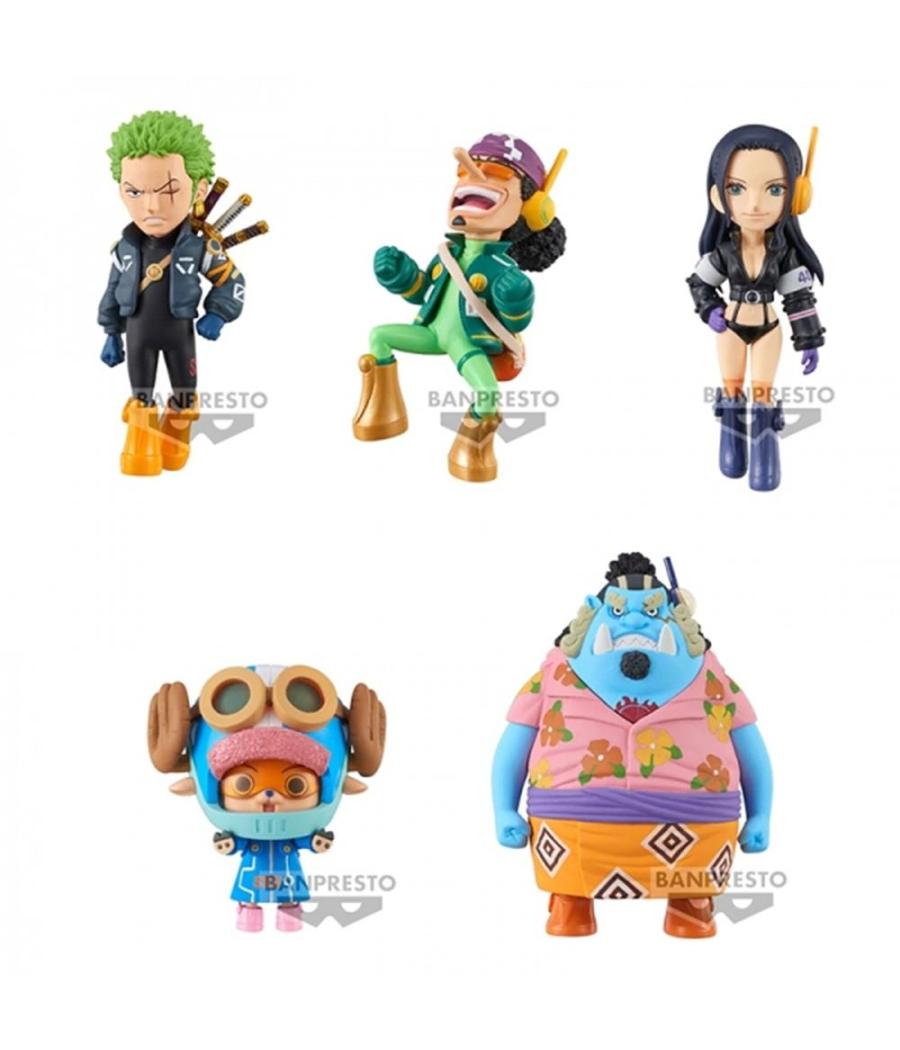 Figura banpresto one piece world collectable egg head 2 1 de 7cm unidad aleatoria