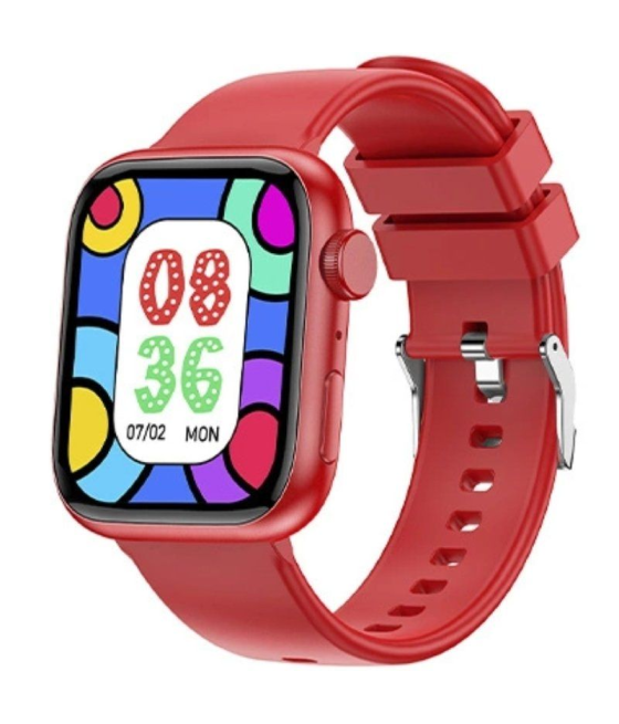 Smartwatch forever igo watch 3 jw-500/ notificaciones/ frecuencia cardíaca/ rojo