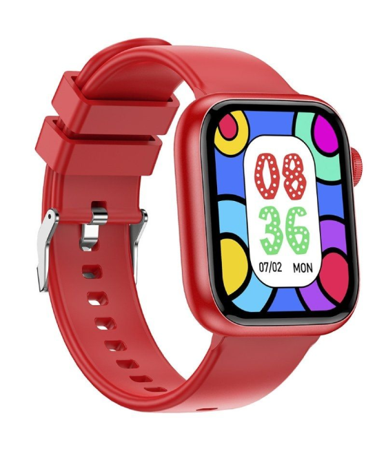 Smartwatch forever igo watch 3 jw-500/ notificaciones/ frecuencia cardíaca/ rojo