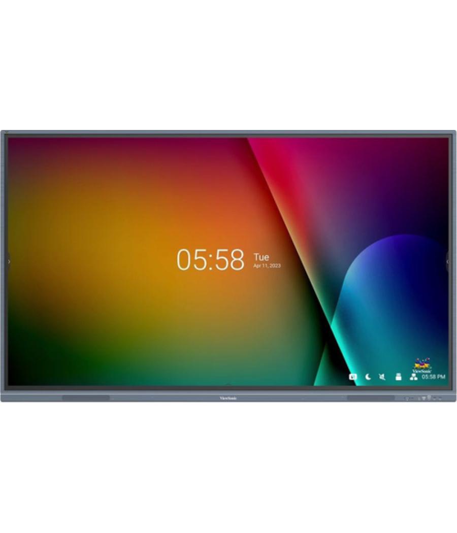 Viewsonic IFP8633-G pantalla de señalización Panel plano interactivo 2,18 m (86") LED Wifi 450 cd / m² 4K Ultra HD Negro Pantall