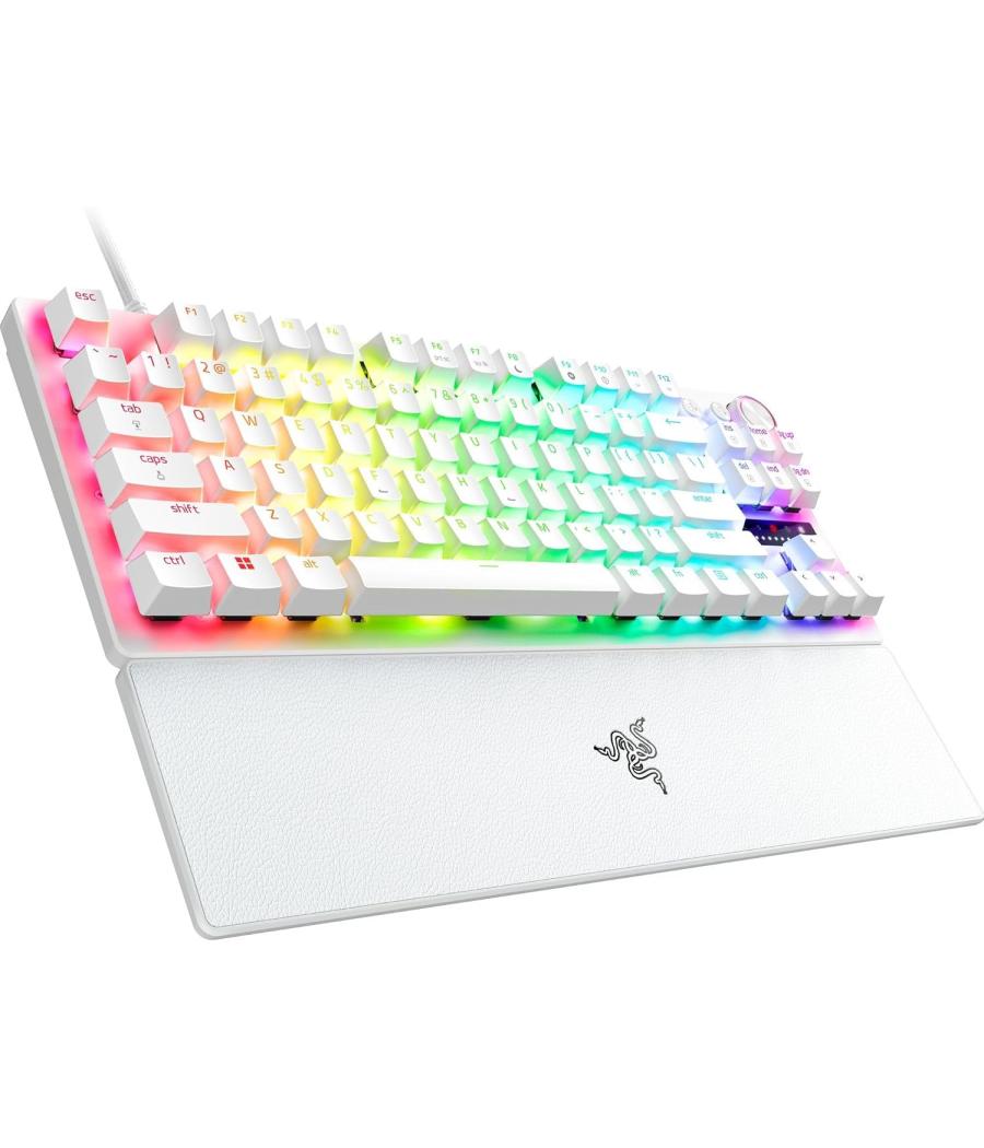 Teclado razer huntsman v3 pro (usa) tenkeyless blanco (rz03-04981700-r3m1)