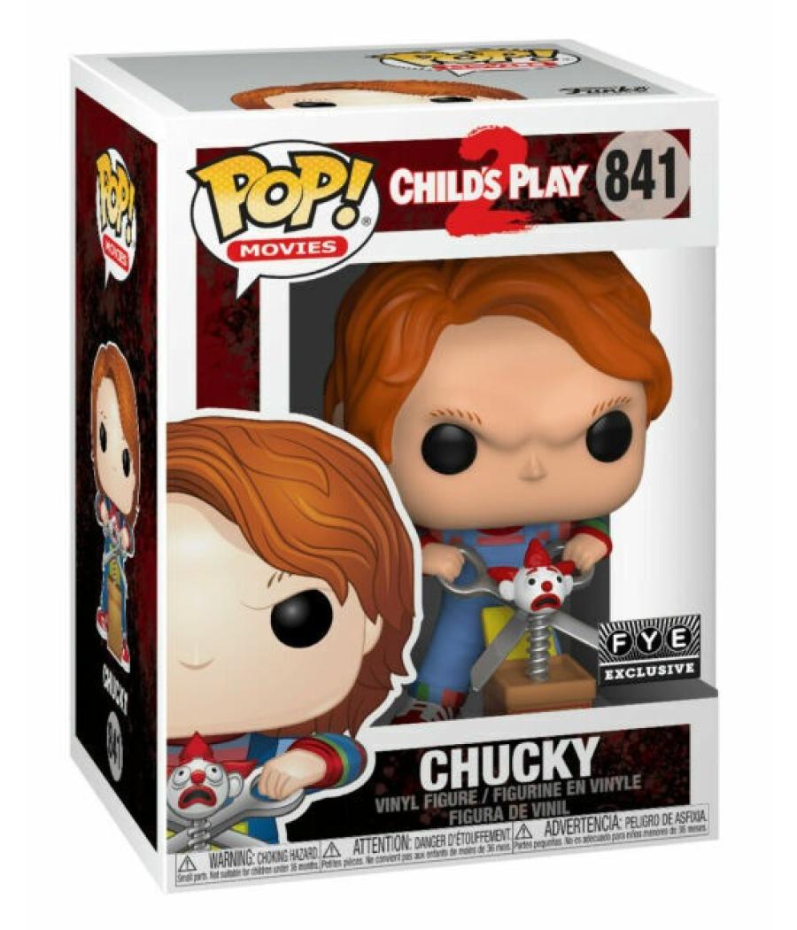 Funko pop chucky el muñeco diabólico con buddy y tijeras gigantes