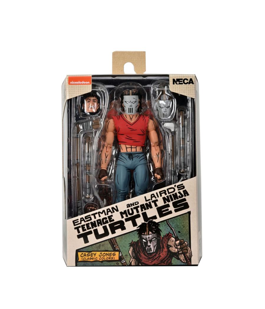 Figura neca tortugas ninja (mirage comics) casey jones camiseta roja