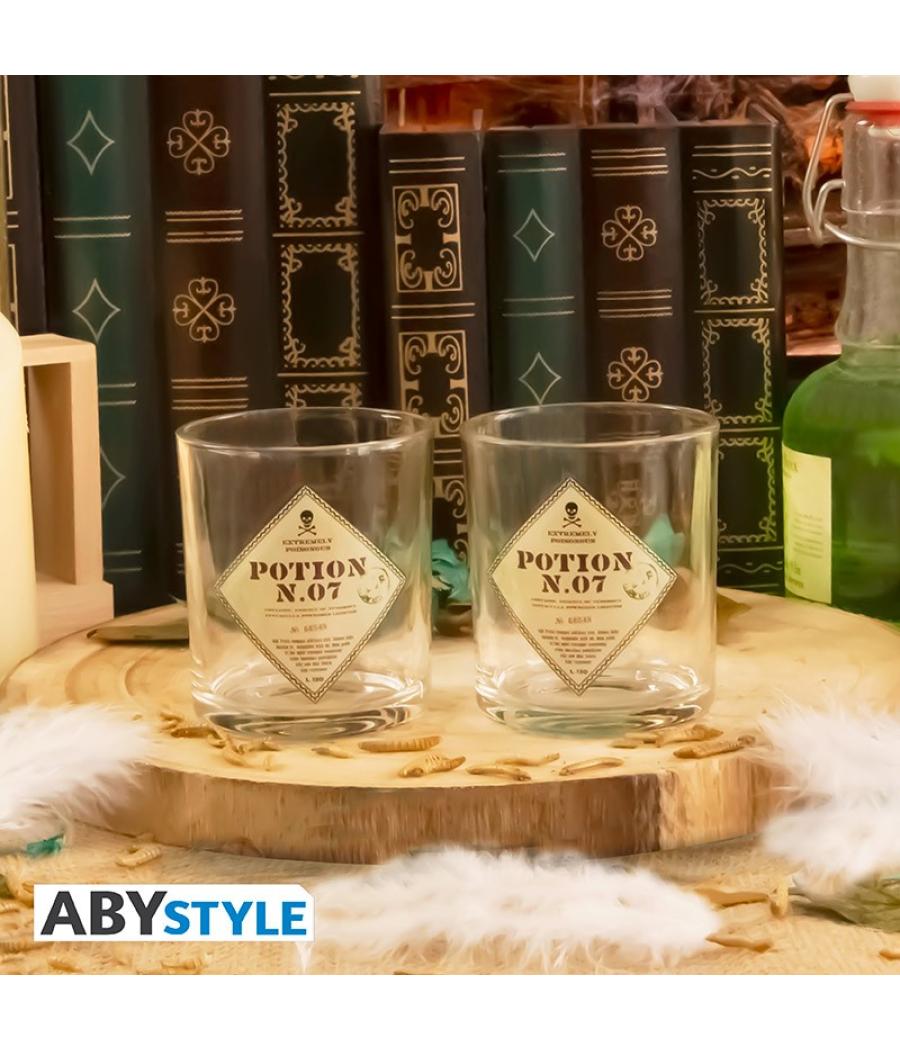 Set de botellas y vasos harry potter poción