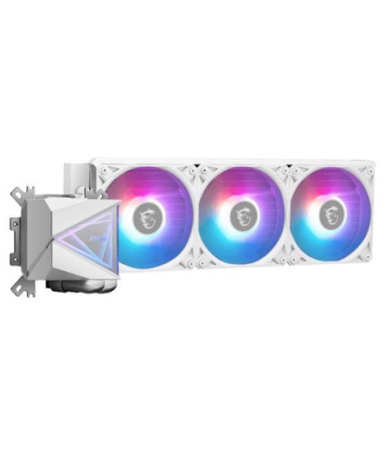 Sistema de refrigeracion liquida msi para cpu mag coreliquid i360 white,intel/amd,radiador 360mm,fan4pin,20dba,argb (3 ventilado