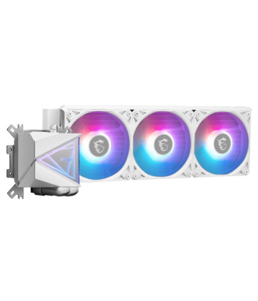 Sistema de refrigeracion liquida msi para cpu mag coreliquid i360 white,intel/amd,radiador 360mm,fan4pin,20dba,argb (3 ventilado