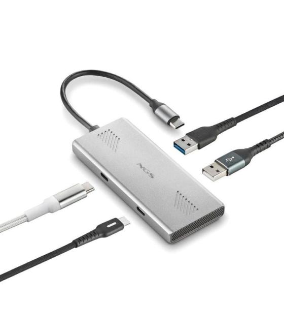 Hub usb tipo-c ngs wonderduo-c / 2xusb/ 2xusb tipo-c