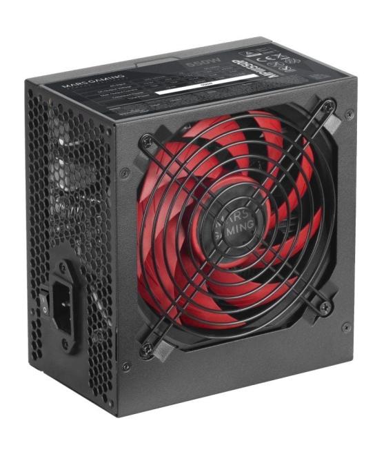 Fuente de alimentación mars gaming mpiii550p/ 550w/ ventilador 12cm