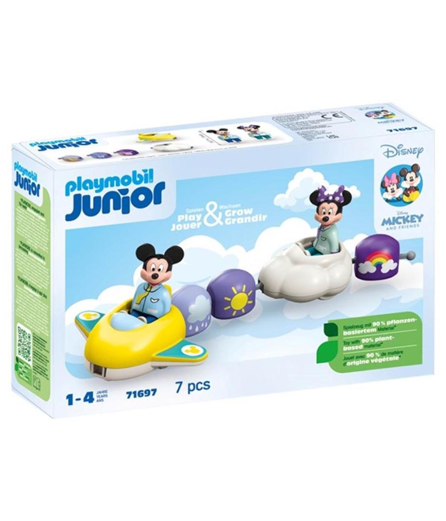 Playmobil junior disney: mickey y minnie tren nube