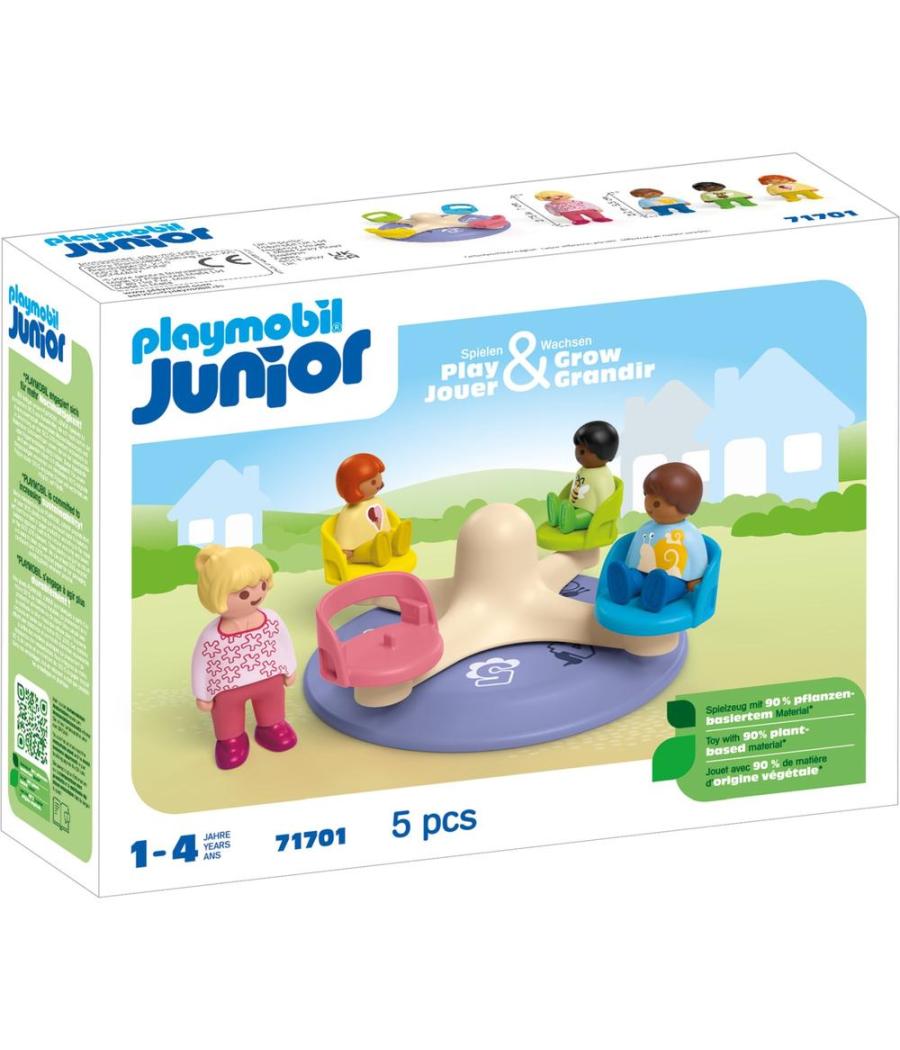 Playmobil junior carrusel con figuras