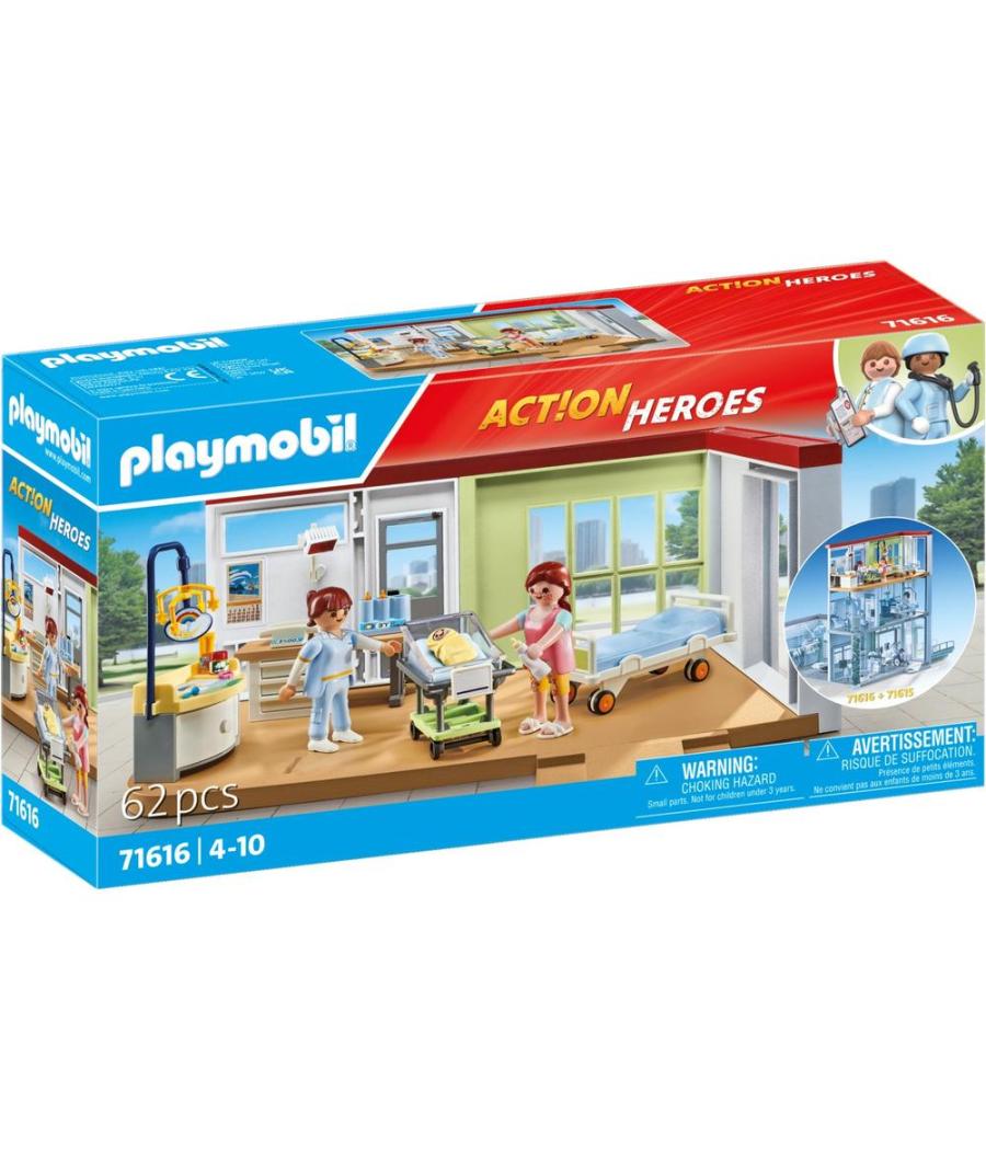 Playmobil action heroes: maternidad