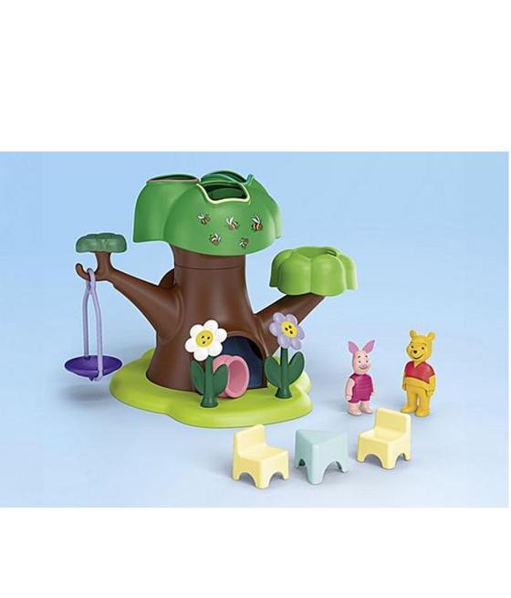 Playmobil junior disney: winnie the pooh y piglet casa del árbol