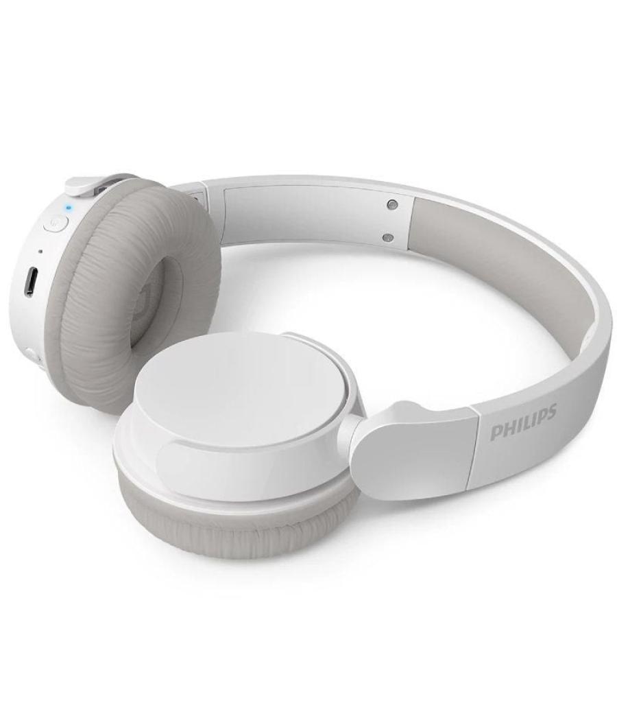 Auriculares inalámbricos philips tah3209/ con micrófono/ bluetooth/ blancos