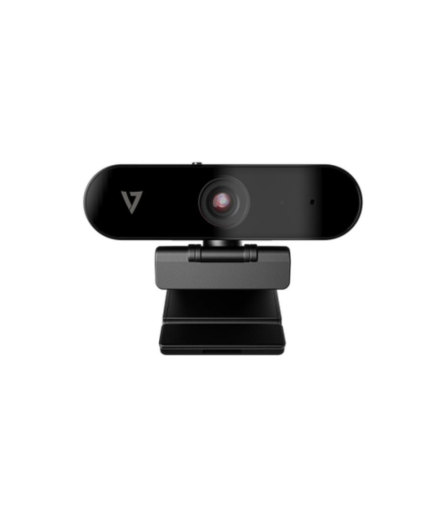 V7 UHD Cámara web - 90 fps - Negro - USB 3.0 - Vídeo 3840 x 2160 - Enfoque automático - Clip, Montaje en trípode - Zoom digital 