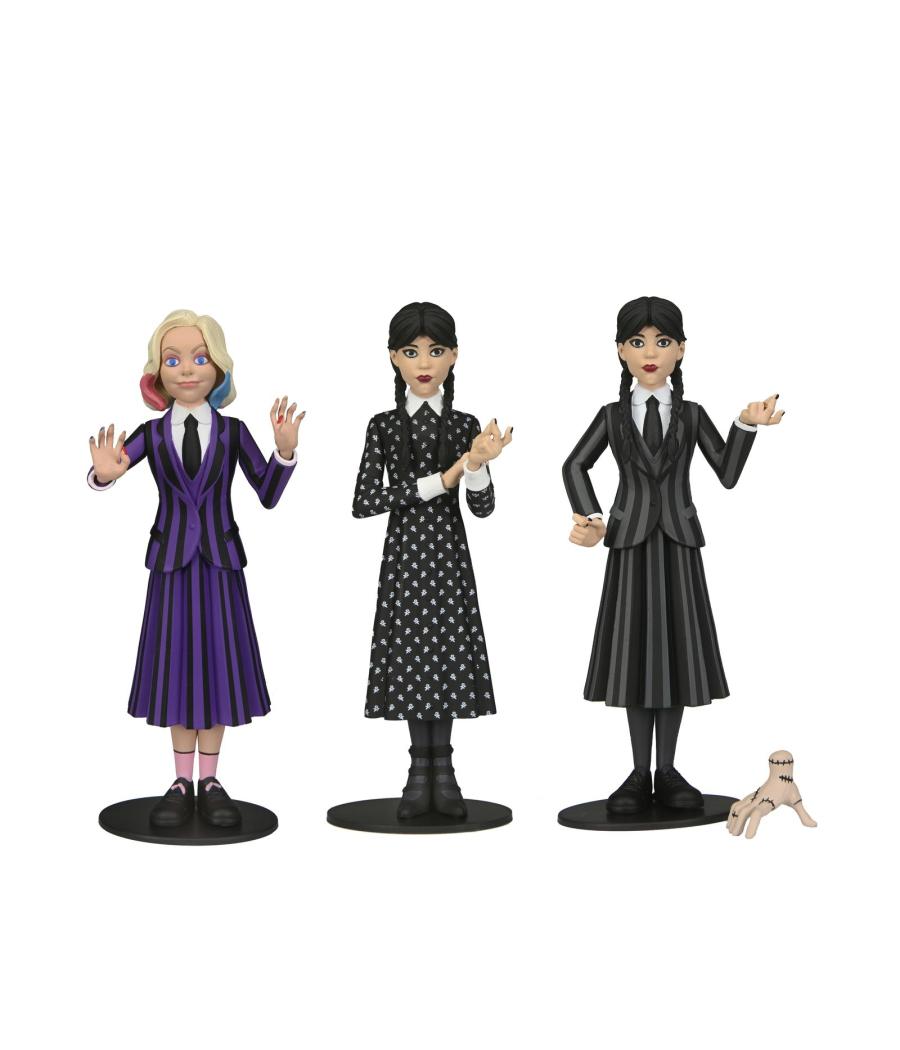 Surtido figuras neca wednesday addams toony terrors