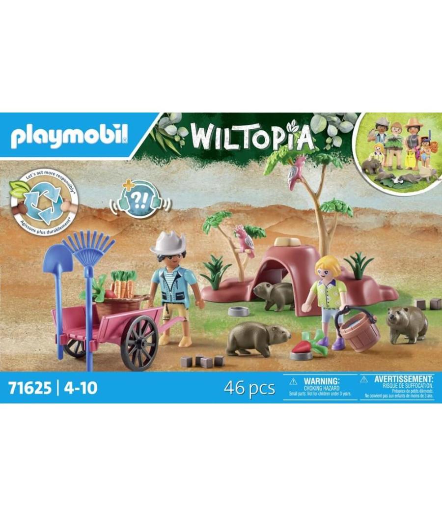 Playmobil wiltopia - refugio del tejon australiano