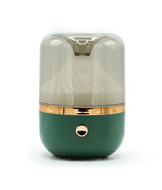 Difusor Aroma Verde y Bronce - USB - Cambio de color