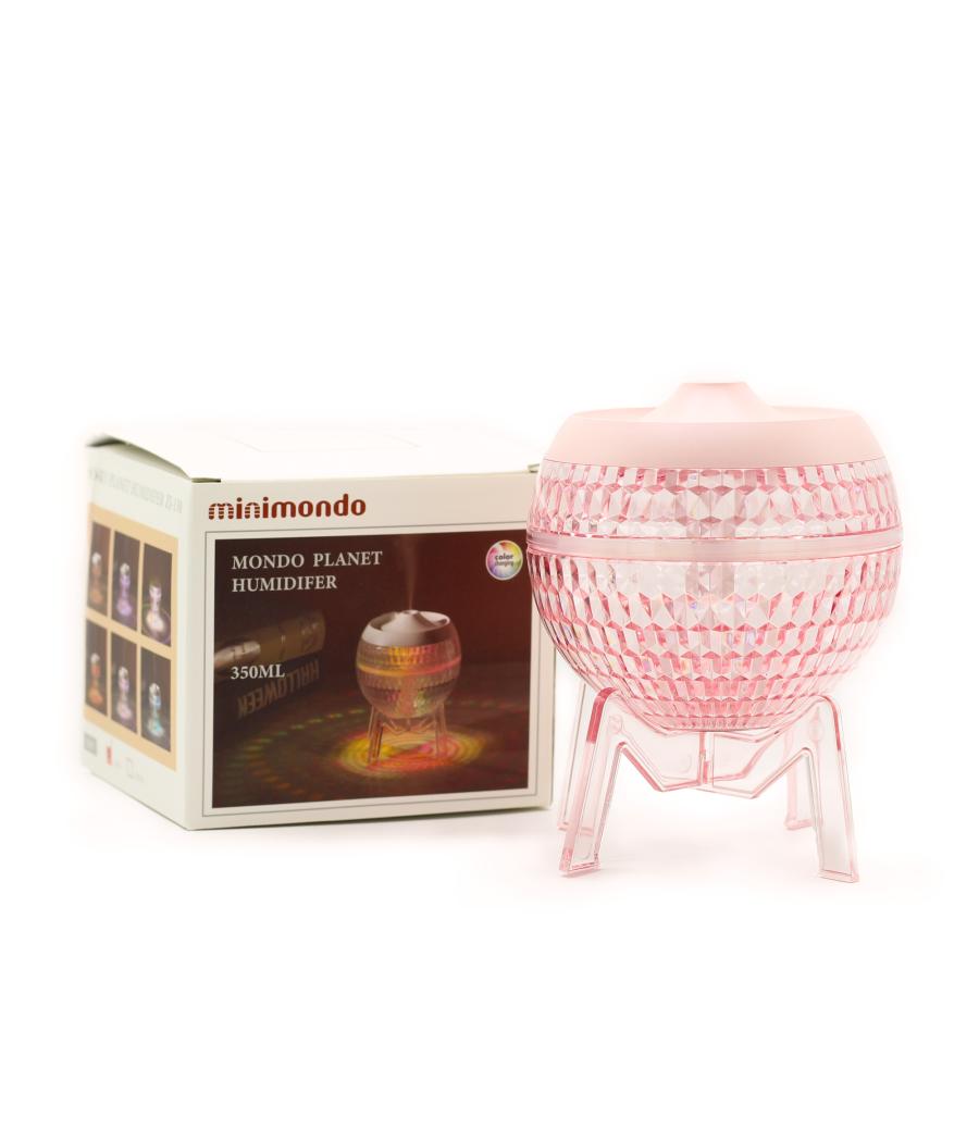 Difusor Rosa Mondo Planet - USB - Cambio de color (luz hacia abajo)