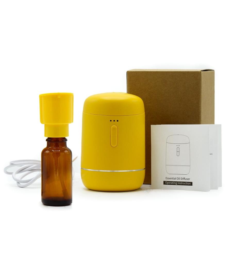 Nebulizador simple de aceite sin agua - USB a C - Amarillo