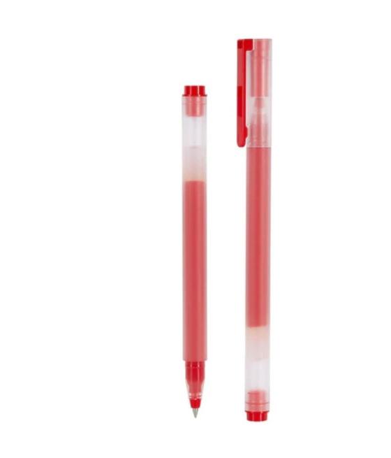 Bolígrafos de tinta de gel xiaomi mi high-capacity gel pen/ 10 unidades/ rojos