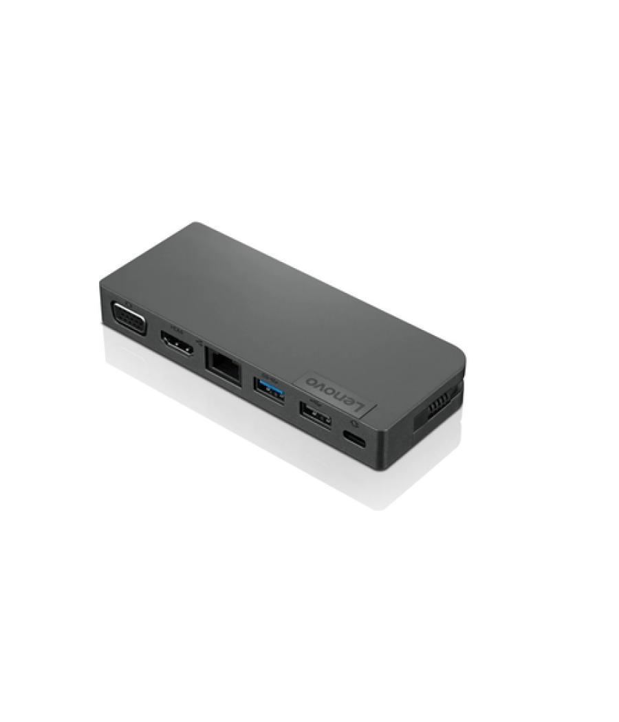 Lenovo 4X90S92381 base para portátil y replicador de puertos Alámbrico USB 3.2 Gen 1 (3.1 Gen 1) Type-C Gris